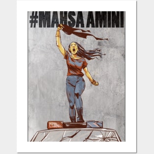 Mahsa Amini Posters and Art